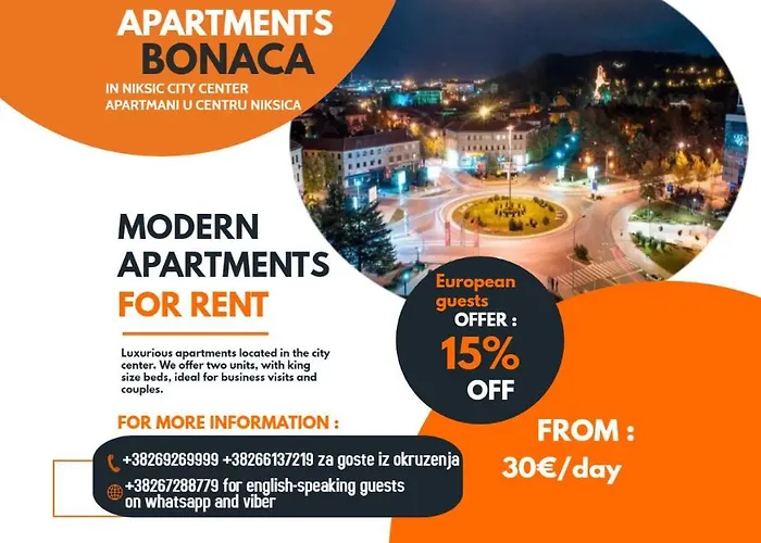 Apartmani Bonaca U Centru Niksica